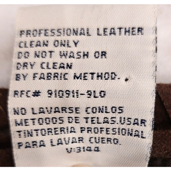 Faded Glory Vtg Large (12-14) Genuine Suede Leather Tie Front Jacket Brown - Picture 8 of 11